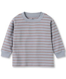 無印良品（ムジルシリョウヒン）の「ベビー　あたまするっと両面起毛クルーネック長袖Ｔシャツ（Tシャツ/カットソー）」