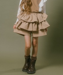 URBAN CHERRY（アーバンチェリー）の「【スカート見えなのにパンツ設計】ギャザーティアードショートパンツ（スカート）」