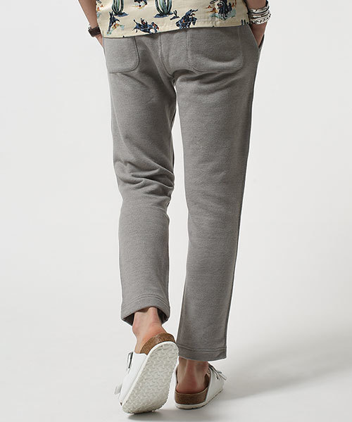 NANO universe（ナノユニバース）の「クラフティ裏毛テーパードPT（その他パンツ・メンズ・グレー/ブラック・MEDIUM/SMALL/LARGE）」の4枚目の写真