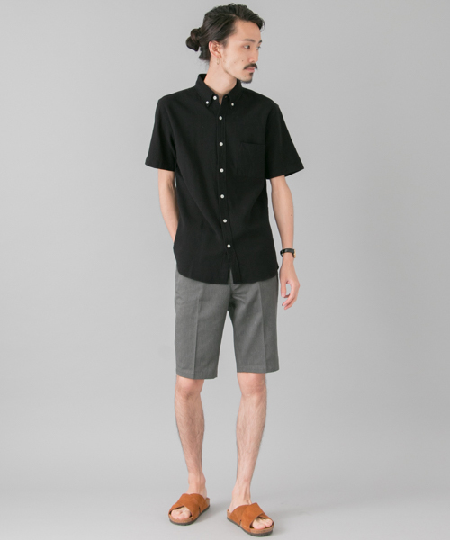 URBAN RESEARCH(アーバンリサーチ)の「URBAN RESEARCH パナマS/Sシャツ(シャツ/ブラウス・メンズ・インディゴブルー/ライトインディゴブルー/ブラック/カーキ/ホワイト・LARGE/MEDIUM)」の10枚目の写真