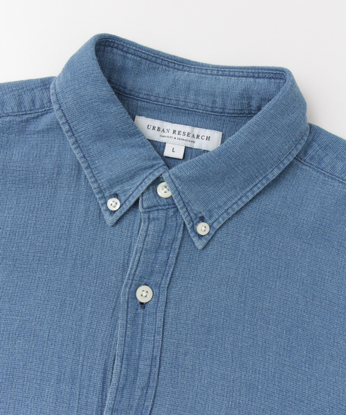 URBAN RESEARCH(アーバンリサーチ)の「URBAN RESEARCH パナマS/Sシャツ(シャツ/ブラウス・メンズ・インディゴブルー/ライトインディゴブルー/ブラック/カーキ/ホワイト・LARGE/MEDIUM)」の15枚目の写真