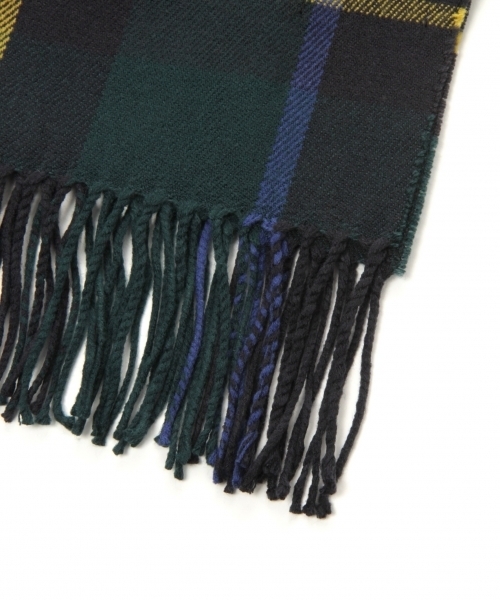 GLOBAL WORK（グローバルワーク）の「ガラBIGストール/727362（マフラー・レディース・ホワイト/ダークグレー/グリーン/イエロー/レッド/ダークブラウン・FREE）」の9枚目の写真