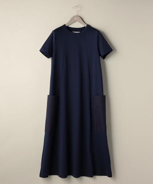 UNITED ARROWS（ユナイテッドアローズ）の「SFL カット コンビワンピース■■■◆（ワンピース・レディース・ホワイト/ブラック/イエロー/パープル/ネイビー・FREE）」の3枚目の写真