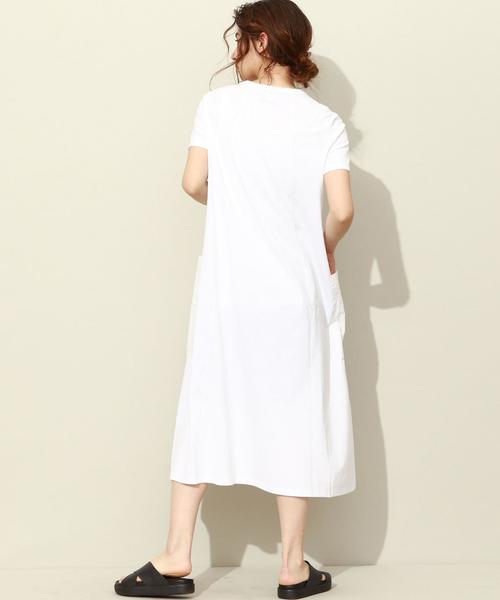 UNITED ARROWS（ユナイテッドアローズ）の「SFL カット コンビワンピース■■■◆（ワンピース・レディース・ホワイト/ブラック/イエロー/パープル/ネイビー・FREE）」の7枚目の写真