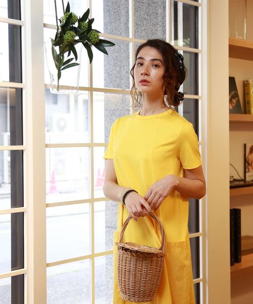 UNITED ARROWS（ユナイテッドアローズ）の「SFL カット コンビワンピース■■■◆（ワンピース・レディース・ホワイト/ブラック/イエロー/パープル/ネイビー・FREE）」の17枚目の写真