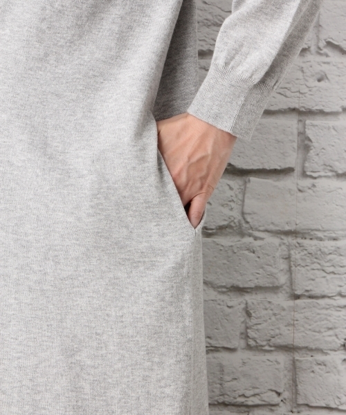 LEPSIM（レプシィム）の「14Gマシンウォッシャブルショールカーディガン　747288（カーディガン/ボレロ・レディース・カーキ/ダークネイビー/トップグレー/オフホワイト・MEDIUM/LARGE）」の19枚目の写真