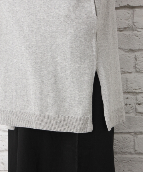 LEPSIM（レプシィム）の「14Gマシンウォッシャブルショールカーディガン　747288（カーディガン/ボレロ・レディース・カーキ/ダークネイビー/トップグレー/オフホワイト・MEDIUM/LARGE）」の20枚目の写真