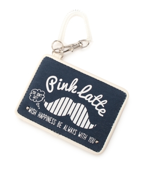 セール マスタッシュプリントパスケース 名刺入れ Pink Latte ピンクラテ のファッション通販 Zozotown