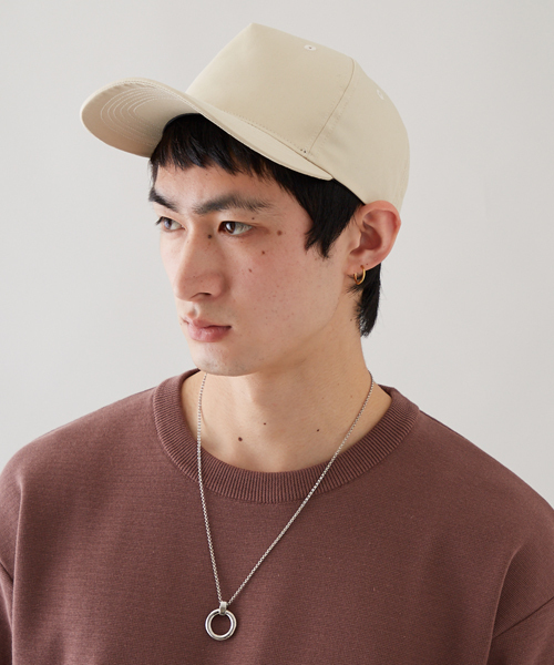 STUDIOUS（ステュディオス）の「【ZOZO限定】STUDIOUS コットンツイルキャップ（キャップ・メンズ・グレー/ベージュ/ブラック・FREE）」の3枚目の写真