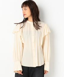 Another Edition | 肩フリルブラウス(シャツ/ブラウス)