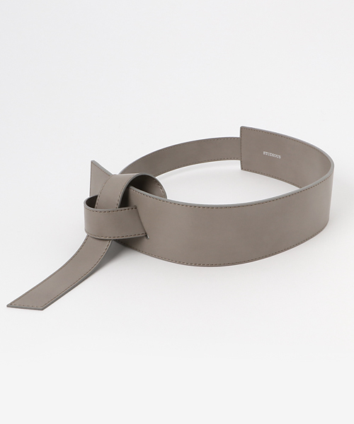 STUDIOUS(ステュディオス)の「クロスモダンサッシュベルト(ベルト・レディース・ブラック/ベージュ/ワインレッド・FREE)」の3枚目の写真