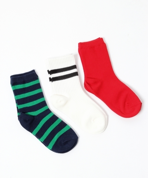 GLOBAL WORK（グローバルワーク）の「【キッズ】アソートソックス/762698（ソックス/靴下・キッズ・その他1/その他2/その他3/ホワイト系その他・SMALL/MEDIUM/LARGE）」の3枚目の写真