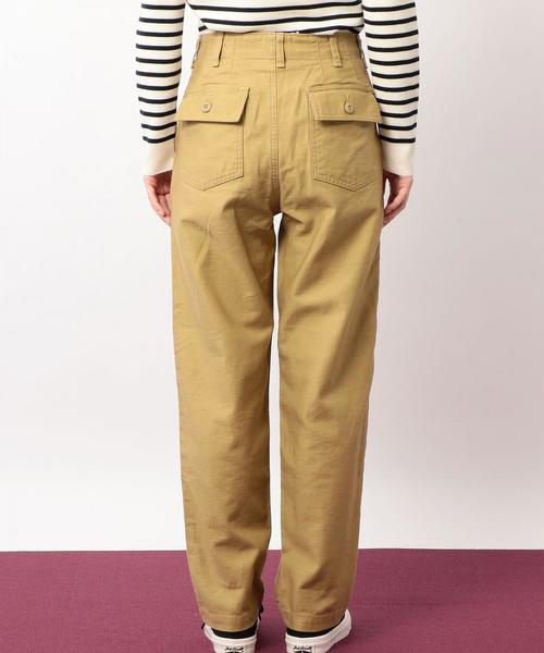 green label relaxing（グリーンレーベルリラクシング）の「◆CB Cバックサテンベイカーパンツ③ ◆（チノパンツ・レディース・オリーブ/ベージュ・40/38/42/36/34）」の16枚目の写真