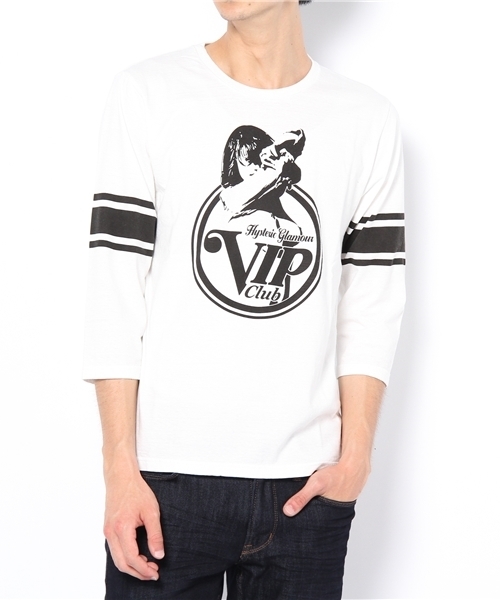 HYSTERIC GLAMOUR（ヒステリックグラマー）の「VIP CLUB pt 七分袖T-SH 