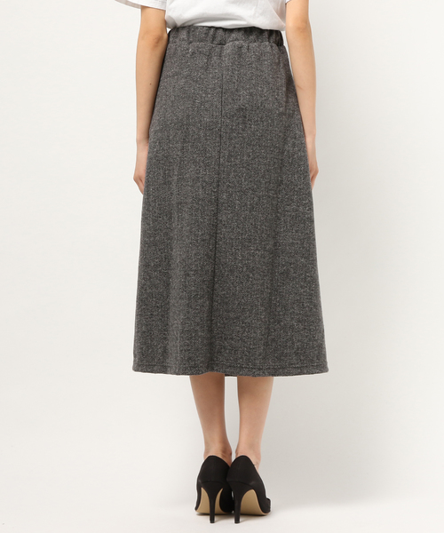 koe（コエ）の「ヘリンボーンジャガードスカート（スカート・レディース・ブラウン/グレー・L/M/S）」の3枚目の写真