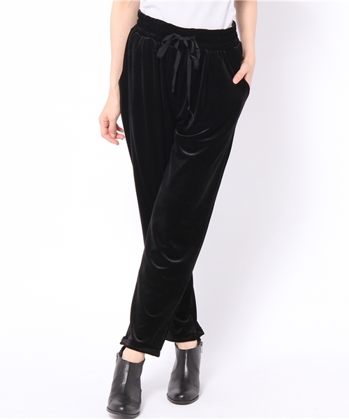 Khaju（カージュ）の「Khaju:ベロアパンツ（その他パンツ・レディース・ブラック/ネイビー・ONE SIZE）」の10枚目の写真