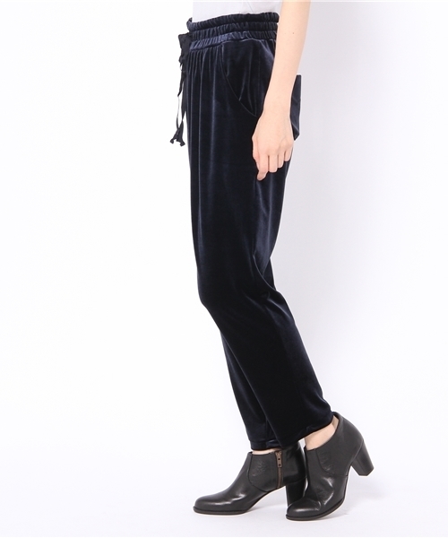 Khaju（カージュ）の「Khaju:ベロアパンツ（その他パンツ・レディース・ブラック/ネイビー・ONE SIZE）」の3枚目の写真