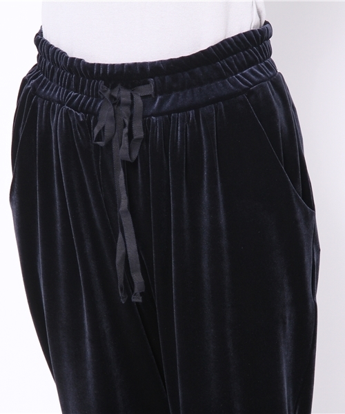 Khaju（カージュ）の「Khaju:ベロアパンツ（その他パンツ・レディース・ブラック/ネイビー・ONE SIZE）」の5枚目の写真