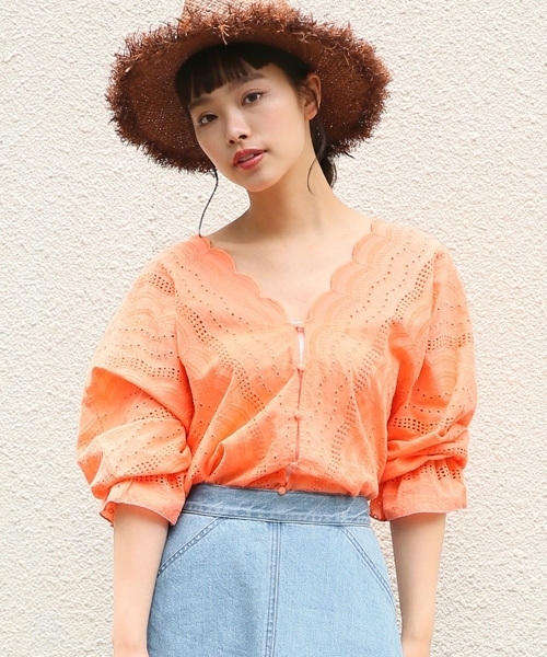 LOWRYS FARM（ローリーズファーム）の「ストライプシシュウ