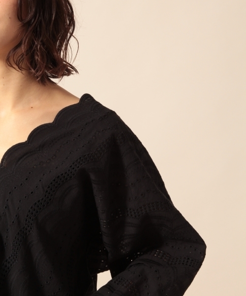 LOWRYS FARM(ローリーズファーム)の「ストライプシシュウブラウス 783591(シャツ/ブラウス・レディース・オレンジ/グリーン/オフホワイト/ブラック・LARGE/MEDIUM)」の9枚目の写真