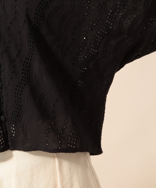 LOWRYS FARM(ローリーズファーム)の「ストライプシシュウブラウス 783591(シャツ/ブラウス・レディース・オレンジ/グリーン/オフホワイト/ブラック・LARGE/MEDIUM)」の11枚目の写真