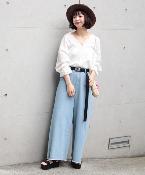 LOWRYS FARM(ローリーズファーム)の「ストライプシシュウブラウス 783591(シャツ/ブラウス・レディース・オレンジ/グリーン/オフホワイト/ブラック・LARGE/MEDIUM)」の19枚目の写真