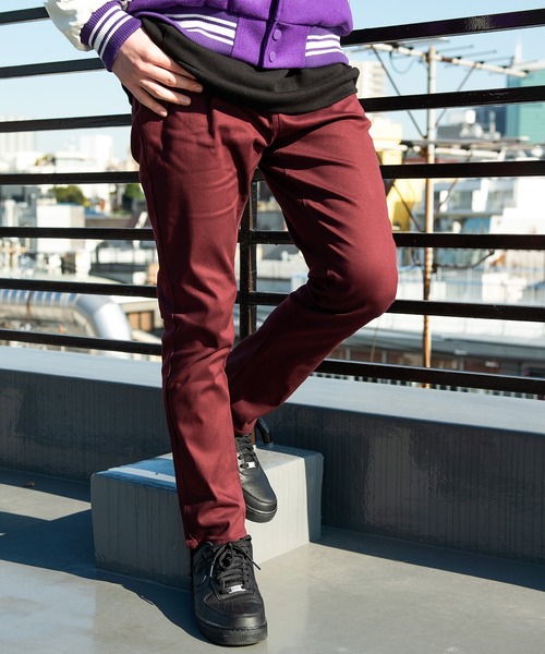 ８(eight)（エイト）の「ストレッチスキニーサルエルパンツ（チノパンツ・メンズ・ブラック/チャコールグレー/カーキ/ネイビー/ベージュ/ワイン・X-LARGE/LARGE/MEDIUM）」の6枚目の写真