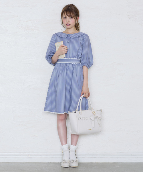 LODISPOTTO(ロディスポット)の「レディオーガンリボンパンプス(パンプス・レディース・ライトグレー/ブラック/ベージュ/ピンク/アイボリー・LARGE/MEDIUM/SMALL)」の9枚目の写真