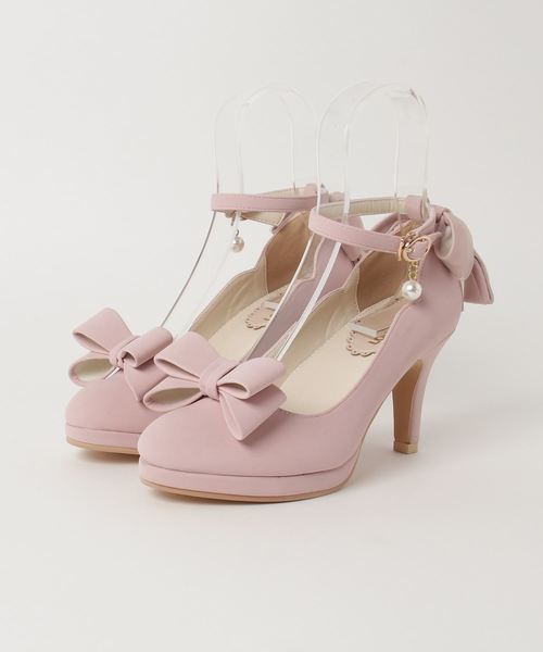 LODISPOTTO(ロディスポット)の「レディオーガンリボンパンプス(パンプス・レディース・ライトグレー/ブラック/ベージュ/ピンク/アイボリー・LARGE/MEDIUM/SMALL)」の5枚目の写真