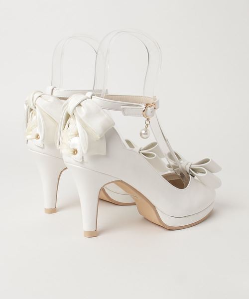 LODISPOTTO(ロディスポット)の「レディオーガンリボンパンプス(パンプス・レディース・ライトグレー/ブラック/ベージュ/ピンク/アイボリー・LARGE/MEDIUM/SMALL)」の6枚目の写真