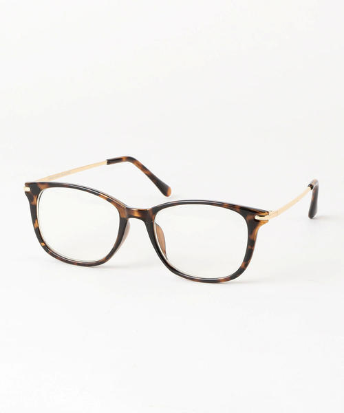 green label relaxing（グリーンレーベルリラクシング）の「SC GLR クリア メタルT ウエリントン メガネ ◆（メガネ・メンズ・ブラック/ダークブラウン・FREE）」の2枚目の写真