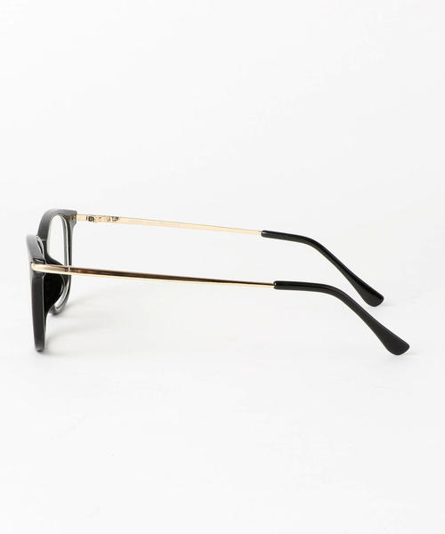 green label relaxing（グリーンレーベルリラクシング）の「SC GLR クリア メタルT ウエリントン メガネ ◆（メガネ・メンズ・ブラック/ダークブラウン・FREE）」の3枚目の写真