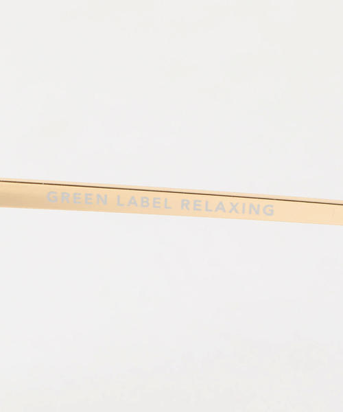 green label relaxing（グリーンレーベルリラクシング）の「SC GLR クリア メタルT ウエリントン メガネ ◆（メガネ・メンズ・ブラック/ダークブラウン・FREE）」の7枚目の写真