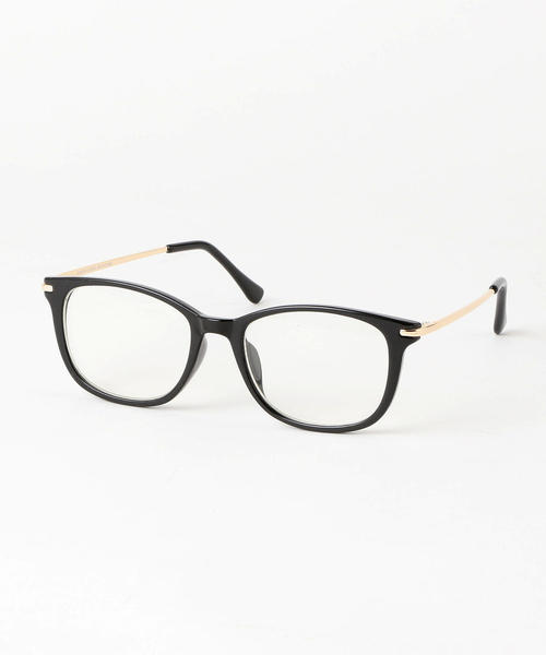 green label relaxing（グリーンレーベルリラクシング）の「SC GLR クリア メタルT ウエリントン メガネ ◆（メガネ・メンズ・ブラック/ダークブラウン・FREE）」の10枚目の写真