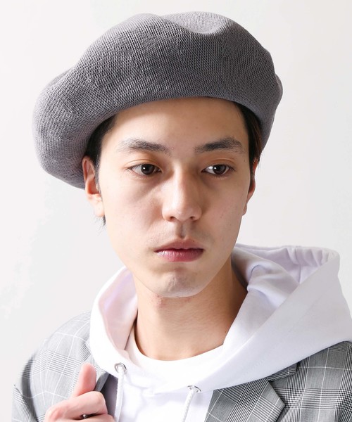 WEGO（ウィゴー）の「WEGO/サーモビッグベレー帽（ハンチング/ベレー帽・メンズ・ブラック/ネイビー/グレー/キャメル・FREE）」の3枚目の写真