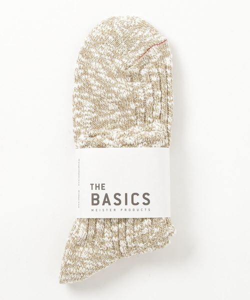 THE BASICS（ザ ベーシックス）の「THE BASICS/ ザ ベーシックス 　スラブソックス（ソックス/靴下・メンズ・ブラック/パープル/グリーン/チャコールグレー/ネイビー/ベージュ・FREE）」の4枚目の写真