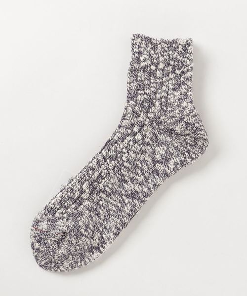 THE BASICS（ザ ベーシックス）の「THE BASICS/ ザ ベーシックス 　スラブソックス（ソックス/靴下・メンズ・ブラック/パープル/グリーン/チャコールグレー/ネイビー/ベージュ・FREE）」の6枚目の写真