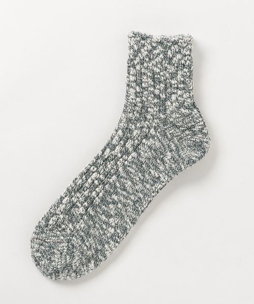 THE BASICS（ザ ベーシックス）の「THE BASICS/ ザ ベーシックス 　スラブソックス（ソックス/靴下・メンズ・ブラック/パープル/グリーン/チャコールグレー/ネイビー/ベージュ・FREE）」の5枚目の写真