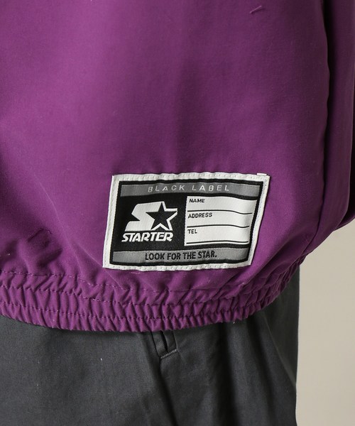 STARTER（スターター）の「STARTER*JW NYLON SWITCHING ANORAK（マウンテンパーカー・メンズ・ブラック/パープル・LARGE/MEDIUM）」の10枚目の写真