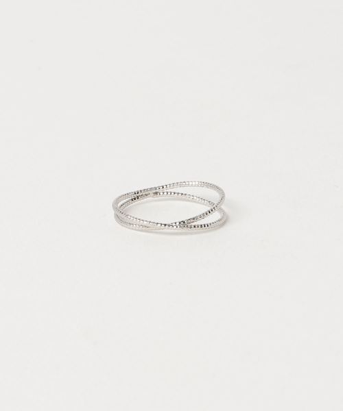 欧州航路(オウシュウコウロ)の「【欧州航路】メタル2連リング(リング・レディース・ゴールド/シルバー・FREE)」の2枚目の写真