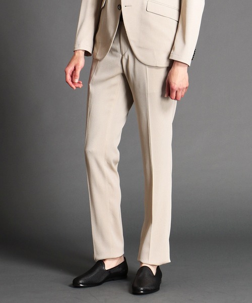 MONSIEUR NICOLE（ムッシュニコル）の「EVALETカラミストレッチスラックス（スラックス・メンズ・ライトグレー/ネイビー/ベージュ/ブルー・MEDIUM/LARGE/X-LARGE/SMALL）」の2枚目の写真