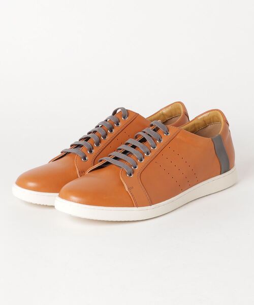 whoop-de-doo（フープディドゥ）の「whoop-de-doo/フープディドゥ　シープレザー　カジュアルスニーカー（スニーカー・メンズ・ホワイト/ブラック/グレー/キャメル/ブラック×ブラック/ホワイト×シルバー/オレンジ/ネイビー/グレー系その他2/ベージュ・44/41/42/43/40/39）」の9枚目の写真