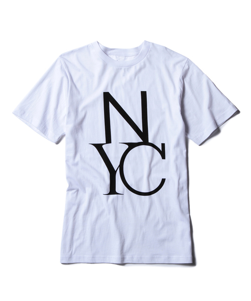 Saturdays NYC（サタデーズ ニューヨークシティ ）の「○SATURDYS FONTS（Tシャツ/カットソー・メンズ・ホワイト/グレー/グリーン/ネイビー・X-SMALL/SMALL/MEDIUM/LARGE）」の2枚目の写真
