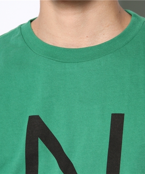 Saturdays NYC（サタデーズ ニューヨークシティ ）の「○SATURDYS FONTS（Tシャツ/カットソー・メンズ・ホワイト/グレー/グリーン/ネイビー・X-SMALL/SMALL/MEDIUM/LARGE）」の8枚目の写真