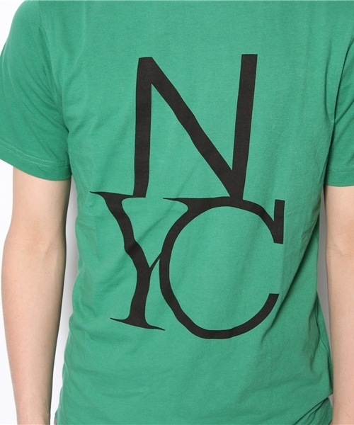 Saturdays NYC（サタデーズ ニューヨークシティ ）の「○SATURDYS FONTS（Tシャツ/カットソー・メンズ・ホワイト/グレー/グリーン/ネイビー・X-SMALL/SMALL/MEDIUM/LARGE）」の10枚目の写真