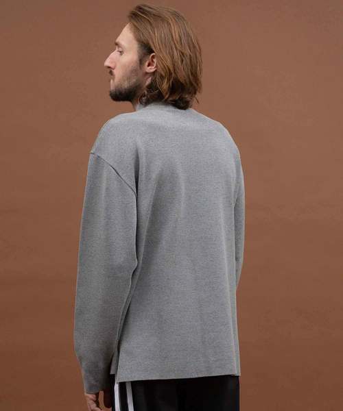 UNITED TOKYO(ユナイテッドトウキョウ)の「18G T/Cミラノリブハーフジッププルオーバー(ニット/セーター・メンズ・ブラック/ブラウン/サックスブルー/ダークグレー・1/2/3)」の8枚目の写真