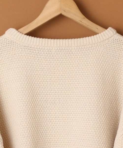 OLIVE des OLIVE（オリーブデオリーブ）の「カノコロゴニット（ニット/セーター・レディース・オフホワイト/ブラウン/ブラック/ワイン・FREE）」の16枚目の写真