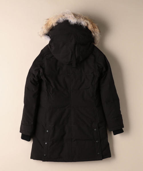 CANADA GOOSE（カナダグース）の「＜CANADA GOOSE（カナダグース）＞SHELBURNE PARKA ダウンジャケット¨：（ダウンジャケット/コート・レディース・ブラック/ネイビー・SMALL/MEDIUM）」の4枚目の写真