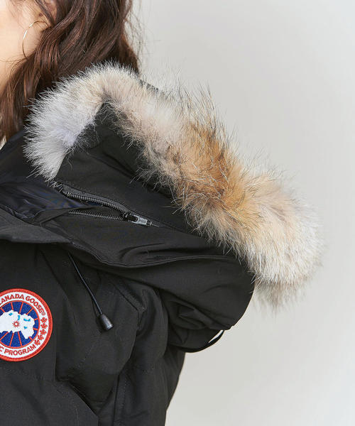 CANADA GOOSE（カナダグース）の「＜CANADA GOOSE（カナダグース）＞SHELBURNE PARKA ダウンジャケット¨：（ダウンジャケット/コート・レディース・ブラック/ネイビー・SMALL/MEDIUM）」の22枚目の写真
