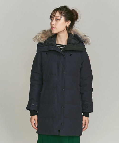 CANADA GOOSE（カナダグース）の「＜CANADA GOOSE（カナダグース）＞SHELBURNE PARKA ダウンジャケット¨：（ダウンジャケット/コート・レディース・ブラック/ネイビー・SMALL/MEDIUM）」の18枚目の写真